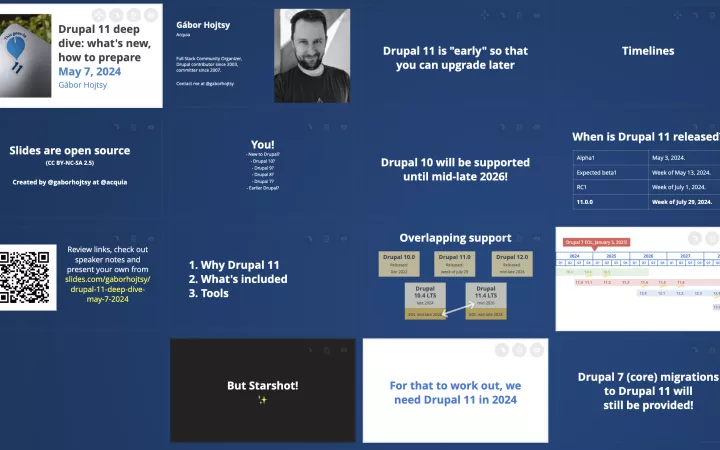 Deep dive to Drupal 11 session slides