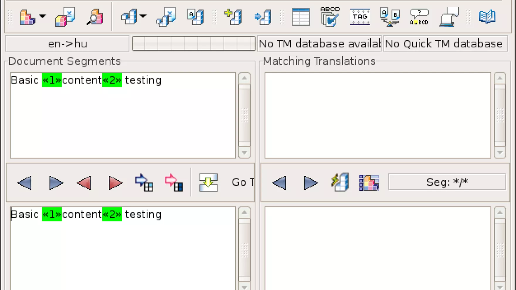 Translation unit editing in Heartsome XLIFF Translation Editor