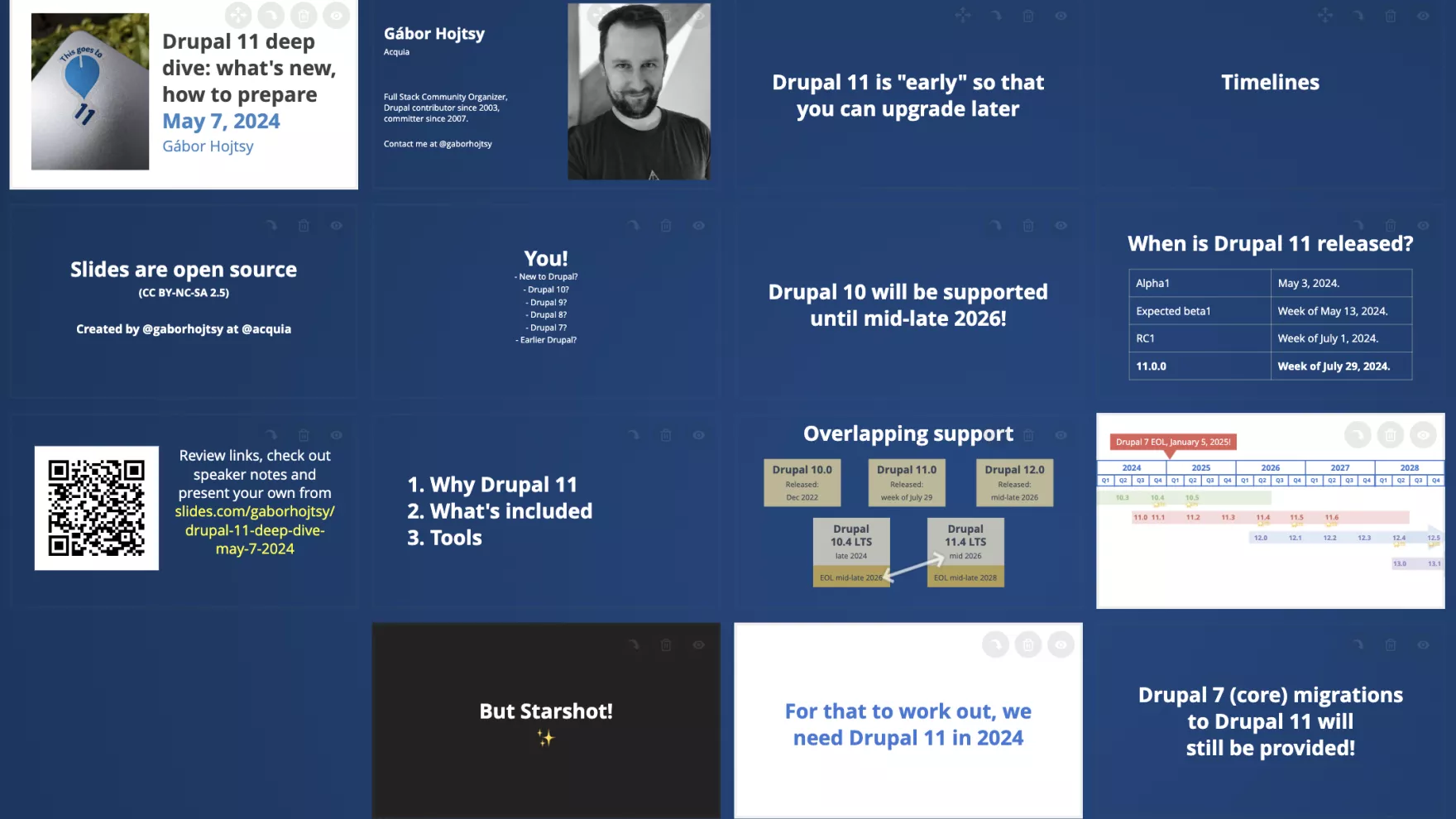 Deep dive to Drupal 11 session slides