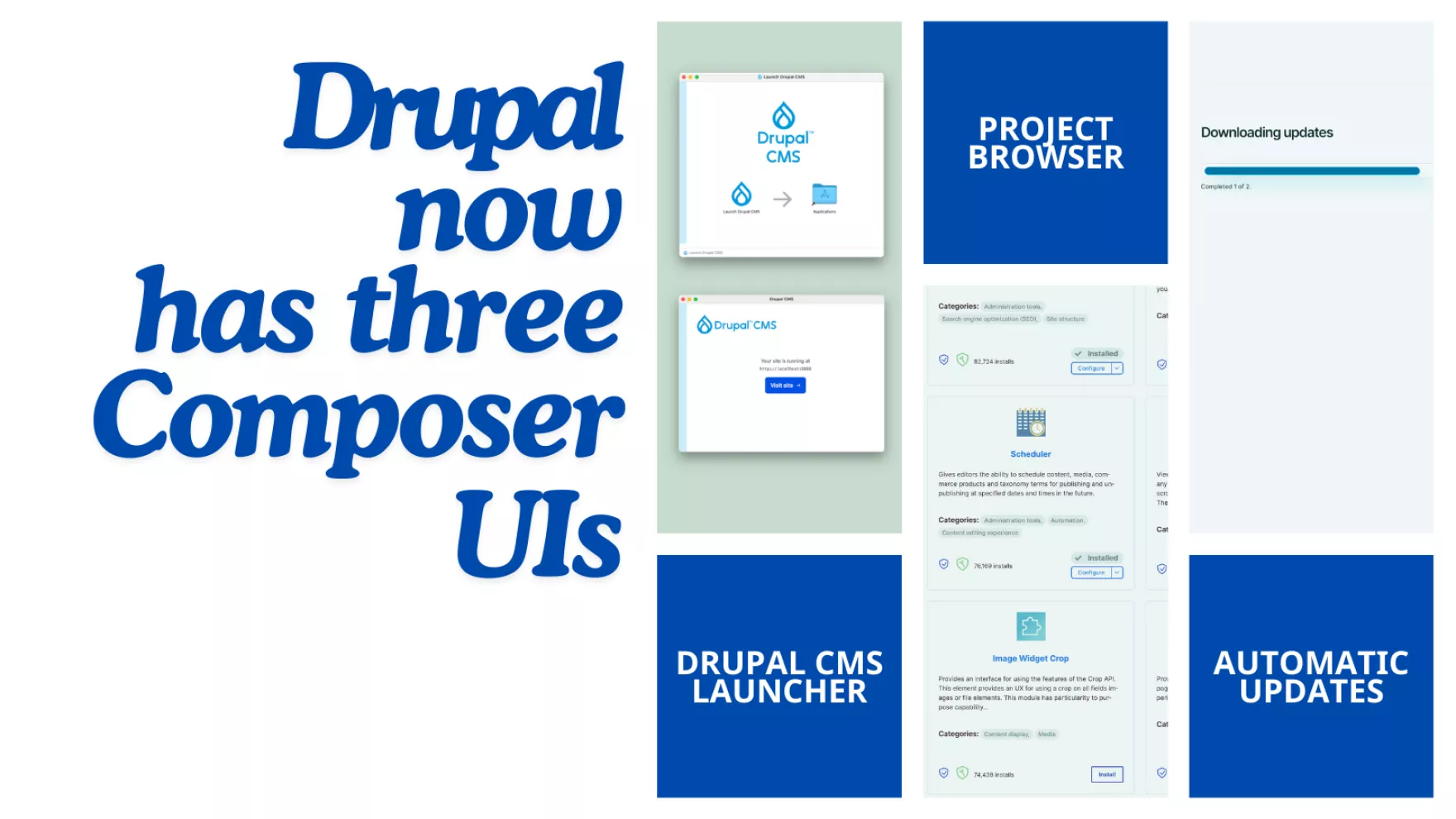 Drupal now has three Composer UIs