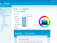 Drupal Garland theme screenshot