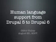 First page of my FrOSCon slides