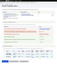 Upgrade Status 4.1.0 screenshot