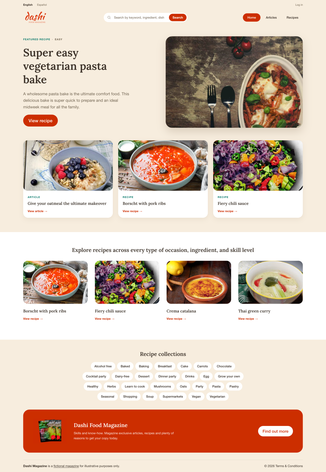 Dashi frontpage